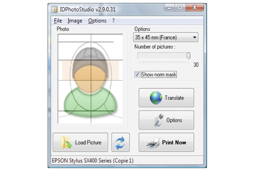 IDPhotostudio - Simpele tool om pasfoto's printen - gratis op