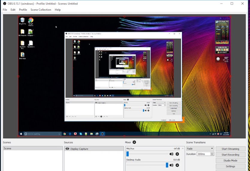 OBS studio software for windows 10 download