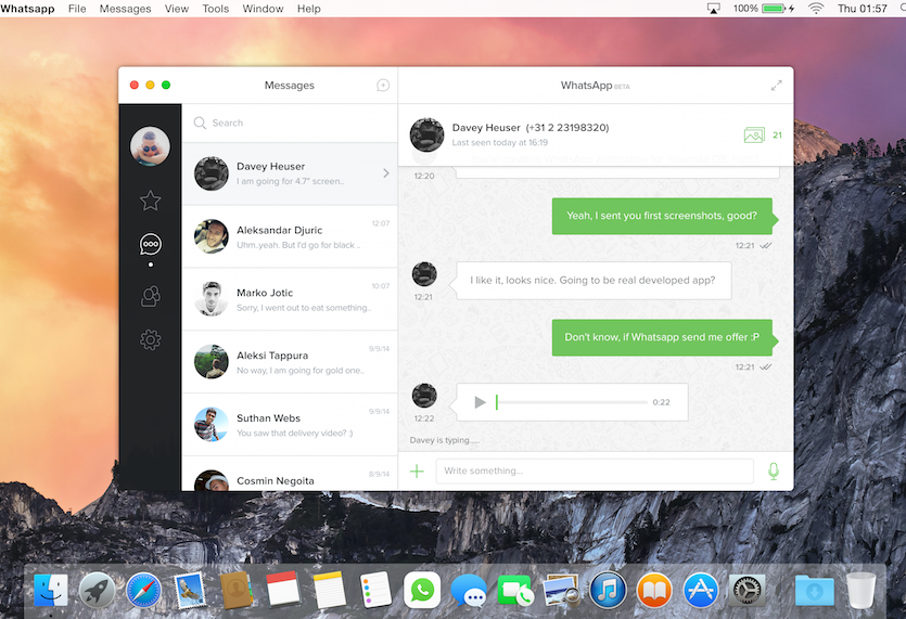 is whatsapp for mac safe