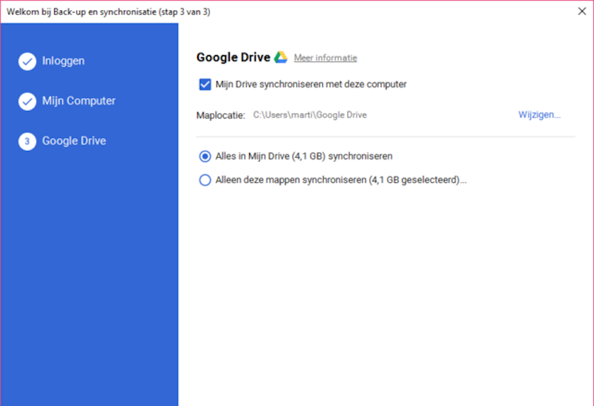 google backup and sync download windows 10
