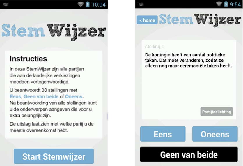 Stemwijzer Voor IOS En Android - Gratis Downloaden Op Downloaden.nl