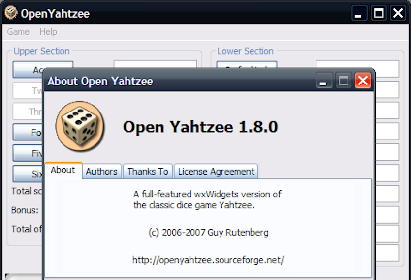 yahtzee for windows 10 platform