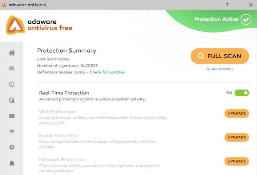 adaware antivirus windows server